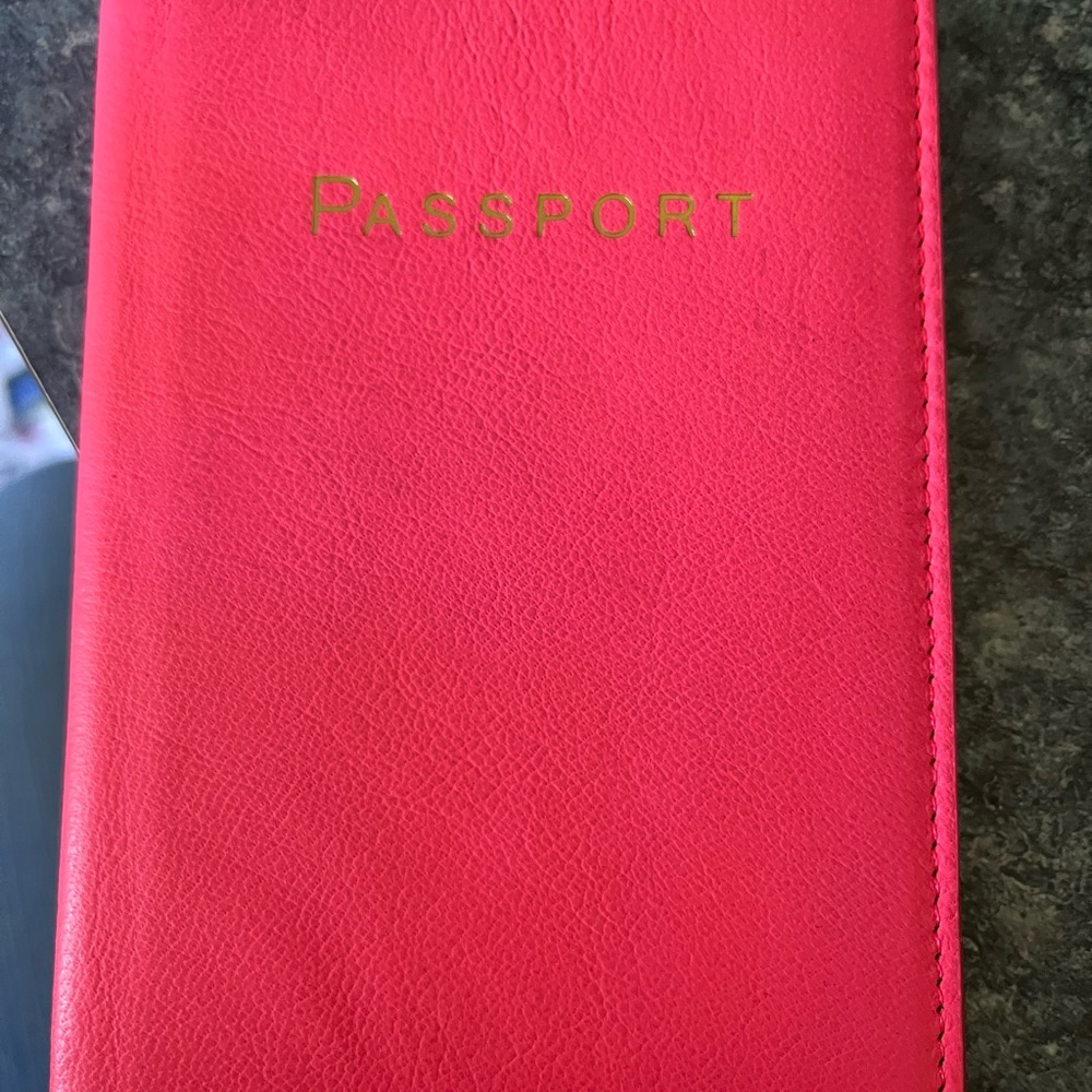 J Crew Passport Holder